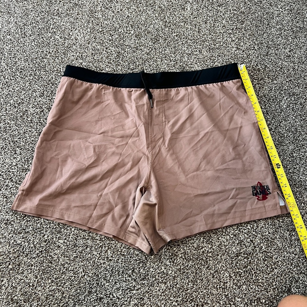 Tachuntfish Running Shorts Men's 3XL Athletic 6" Inseam Drawstring Gym Training